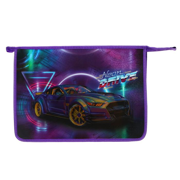 Папка д/труда А4 молния сверху лам.карт/пластик К 81ТР45 метал объем, мал Neon Drive
Папка д/труда А4 молния сверху лам.карт/пластик К 81ТР45 метал объем, мал Neon Drive