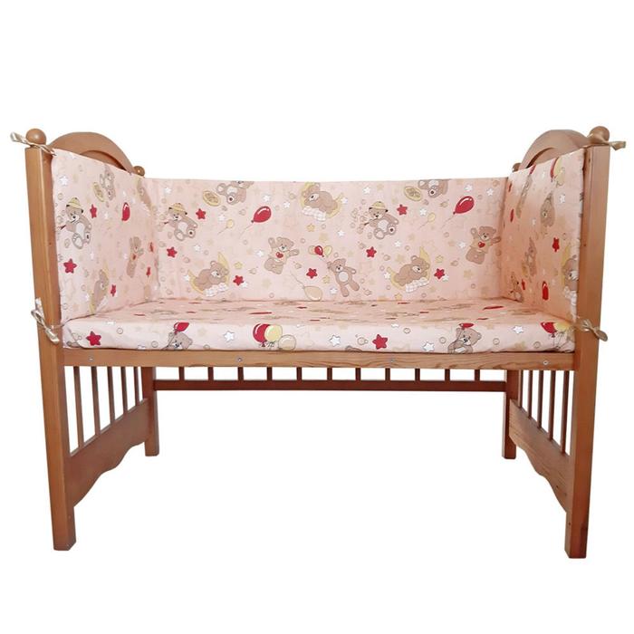 Бортик «Медвежата», 4 части (2 части: 40х60 см, 2 части: 40х120 см), цвет персик
Бортик «Медвежата», 4 части (2 части: 40х60 см, 2 части: 40х120 см), цвет персик