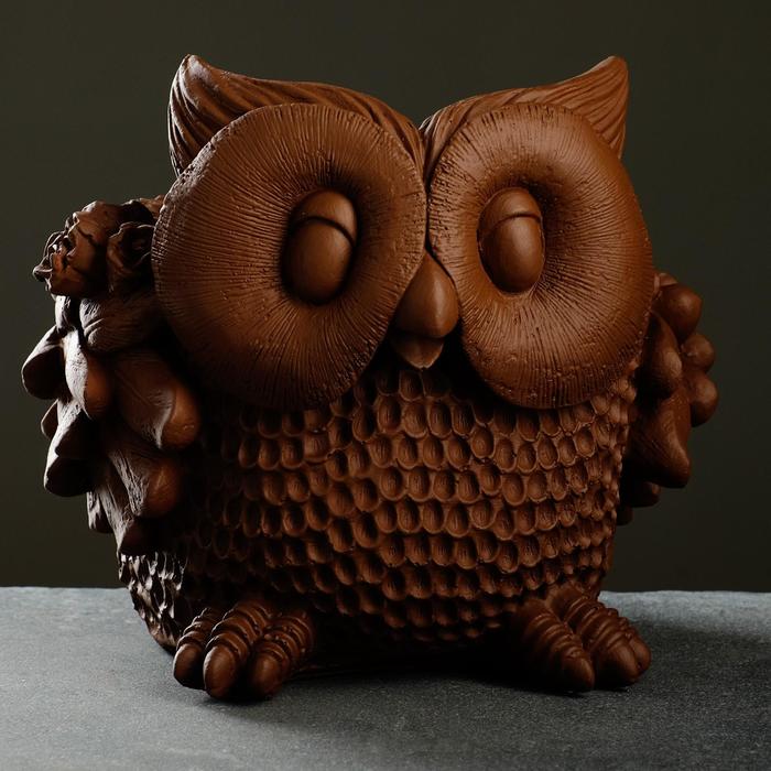 Фигурное кашпо "Сова" коричневая, 23х26х26см
Фигурное кашпо "Сова" коричневая, 23х26х26см