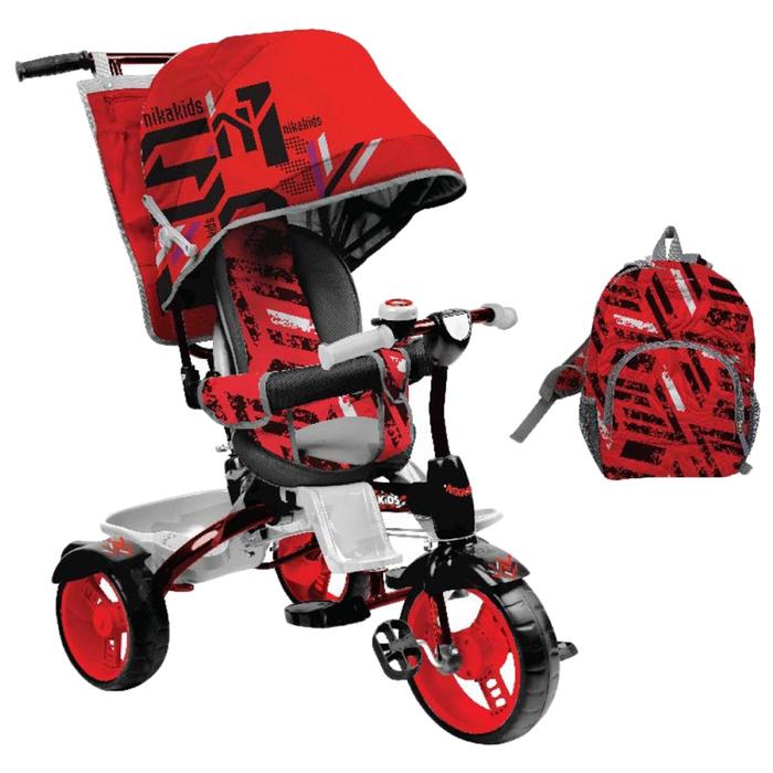 Велосипед трехколесный Nika ВД5, колеса EVA 10"/8", цвет красный
Велосипед трехколесный Nika ВД5, колеса EVA 10"/8", цвет красный