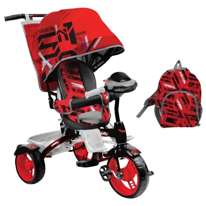 Велосипед трехколесный Nika ВД5М, колеса EVA 10"/8", цвет красный
Велосипед трехколесный Nika ВД5М, колеса EVA 10"/8", цвет красный