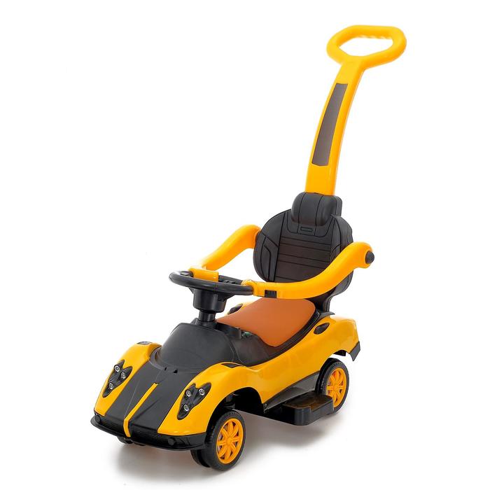 Толокар-каталка «Купе», с родительской ручкой, свет, звук, цвет жёлтый
Толокар-каталка «Купе», с родительской ручкой, свет, звук, цвет жёлтый