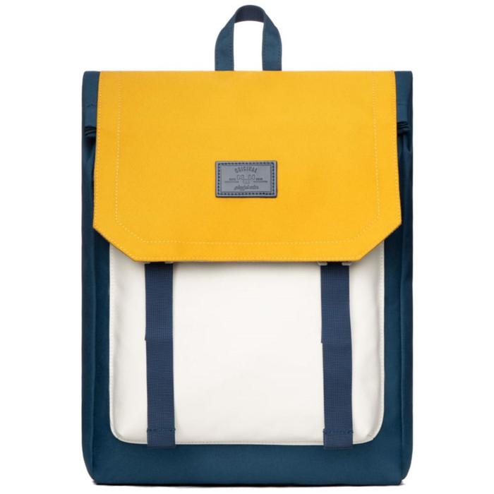 фото Рюкзак mah mr20c2034b01 темно-синий/белый/желтый 14" mr.ace-homme
