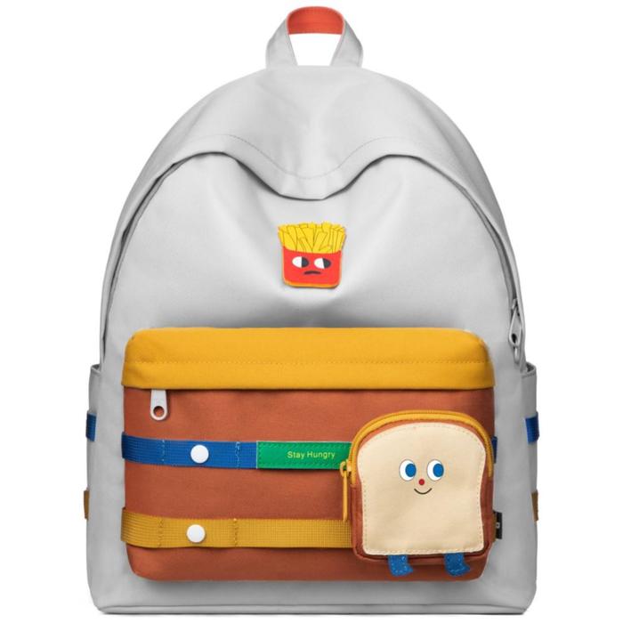 фото Рюкзак mah mr20c1969b01 светло-серый/желтый/горчичный, 14" mr.ace-homme