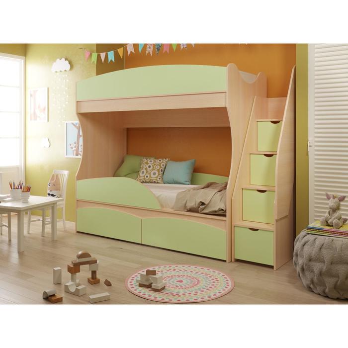 Двухъярусная кровать «Омега 15», 800 × 1900 мм, ЛДСП, цвет млечный дуб / фисташковый
Двухъярусная кровать «Омега 15», 800 × 1900 мм, ЛДСП, цвет млечный дуб / фисташковый