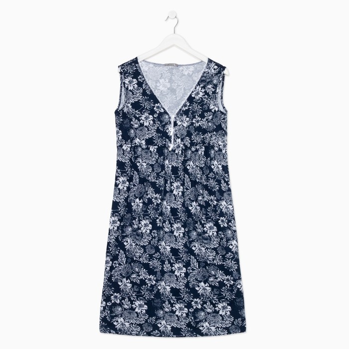 Ночная сорочка женская, цвет тёмно-синий, размер 56
Ночная сорочка женская, цвет тёмно-синий, размер 56