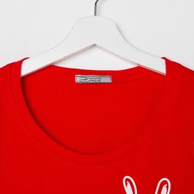 Костюм женский (футболка, шорты), цвет красный, размер 44
Костюм женский (футболка, шорты), цвет красный, размер 44