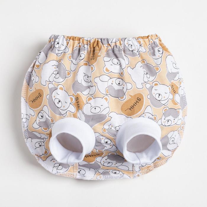 Трусы на подгузник, цвет бежевый, рост 56 см
Трусы на подгузник, цвет бежевый, рост 56 см