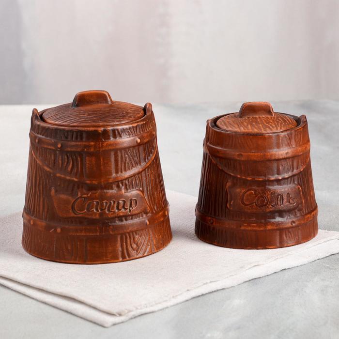 Набор для специй "Ведёрки", 2 предмета, красная глина, 0.4/0.7 л
Набор для специй "Ведёрки", 2 предмета, красная глина, 0.4/0.7 л