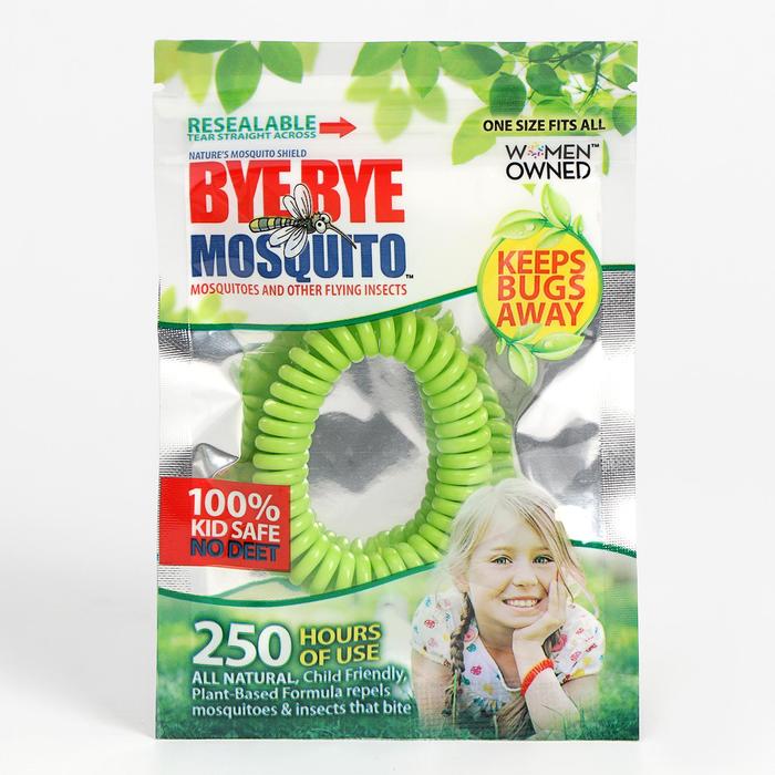 Браслет антимоскитный детский, пружинка, зеленый, 1 шт.
Браслет антимоскитный детский, пружинка, зеленый, 1 шт.