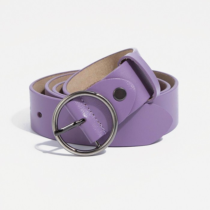 Ремень женский, ширина 3,5 см, винт, пряжка металл, цвет лиловый
Ремень женский, ширина 3,5 см, винт, пряжка металл, цвет лиловый