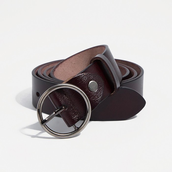 Ремень женский, ширина 3,5 см, винт, пряжка металл, цвет коричневый
Ремень женский, ширина 3,5 см, винт, пряжка металл, цвет коричневый