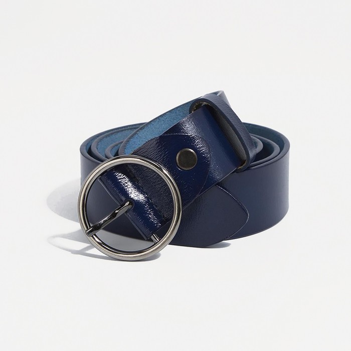 Ремень женский, ширина 3,5 см, винт, пряжка металл, цвет синий
Ремень женский, ширина 3,5 см, винт, пряжка металл, цвет синий