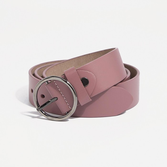 Ремень женский, ширина 3,5 см, винт, пряжка металл, цвет пудра
Ремень женский, ширина 3,5 см, винт, пряжка металл, цвет пудра