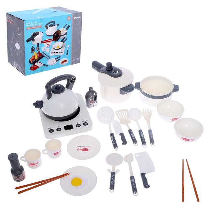 Набор посуды «Шеф-повар» с плитой, в коробке 
Набор посуды «Шеф-повар» с плитой, в коробке