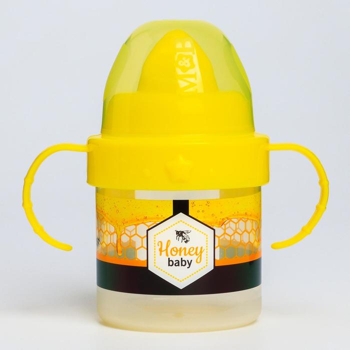 Поильник детский с твёрдым носиком «Мёд» 150 мл., с ручками
Поильник детский с твёрдым носиком «Мёд» 150 мл., с ручками
