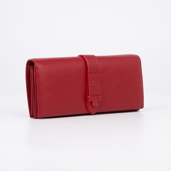 Кошелёк женский, 3 отдела на магнитах, цвет красный
Кошелёк женский, 3 отдела на магнитах, цвет красный