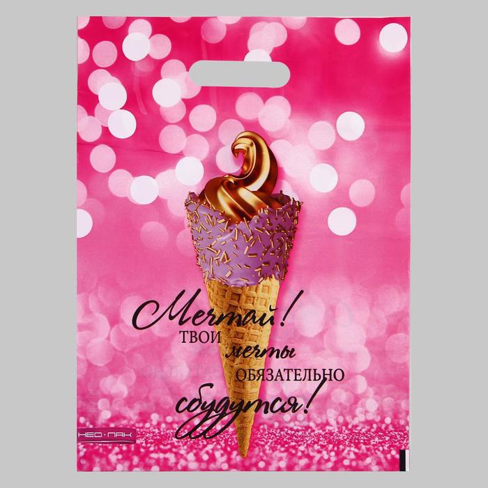 Набор пакетов "Мечта", полиэтиленовый с вырубной ручкой по 5 шт, 30х40 см, 60 мкм
Набор пакетов "Мечта", полиэтиленовый с вырубной ручкой по 5 шт, 30х40 см, 60 мкм