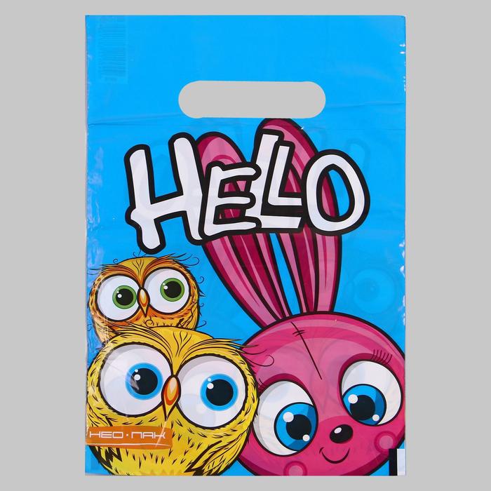 Набор пакетов "Привет", полиэтиленовый с вырубной ручкой, 20х30 см, 30 мкм
Набор пакетов "Привет", полиэтиленовый с вырубной ручкой, 20х30 см, 30 мкм