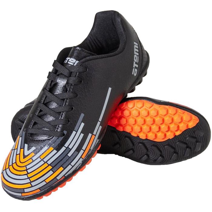 Бутсы футбольные Atemi SD400 TURF, цвета: чёрный, оранжевый, серый, синтетическая кожа, размер 35
Бутсы футбольные Atemi SD400 TURF, цвета: чёрный, оранжевый, серый, синтетическая кожа, размер 35