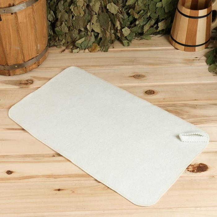 Коврик для бани, белый
Коврик для бани, белый