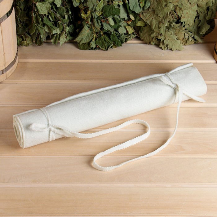 Коврик - лежак для бани, белый, 150х50 см
Коврик - лежак для бани, белый, 150х50 см