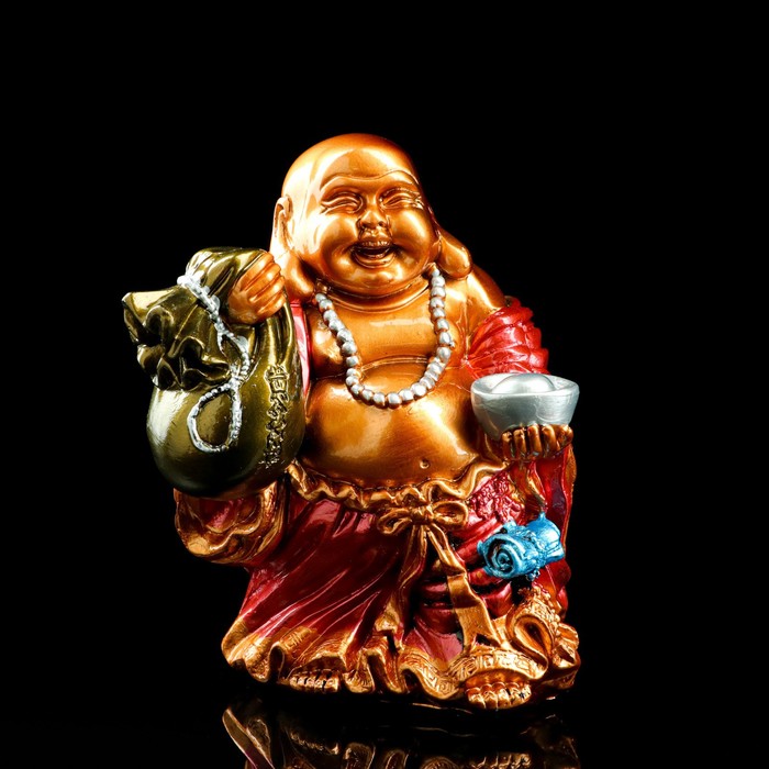 Статуэтка "Хотэй с мешком", разноцветная, гипс, 30 см
Статуэтка "Хотэй с мешком", разноцветная, гипс, 30 см