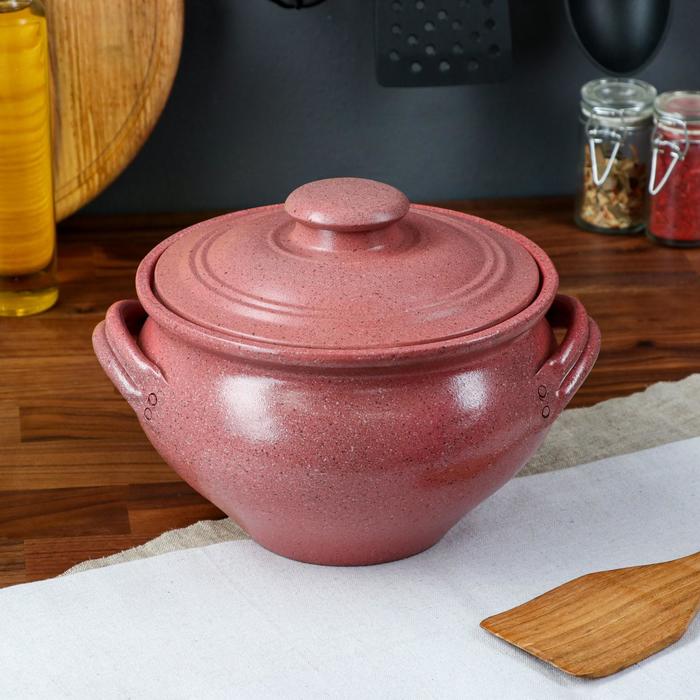 Супник с ручками "Гранит", бордовый, 2.5 л
Супник с ручками "Гранит", бордовый, 2.5 л