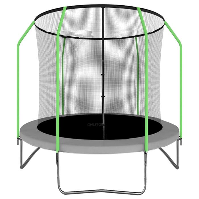 Батут ONLITOP, d=244 см, с сеткой высотой 173 см, цвет серый/салатовый
Батут ONLITOP, d=244 см, с сеткой высотой 173 см, цвет серый/салатовый