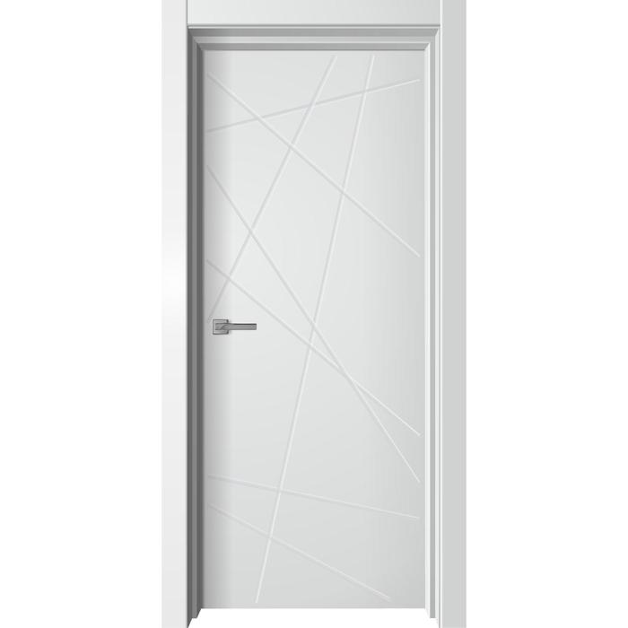 Дверное полотно Premiata 1, 2000 × 800 мм, экошпон, глухое, цвет белый софт 
Дверное полотно Premiata 1, 2000 × 800 мм, экошпон, глухое, цвет белый софт