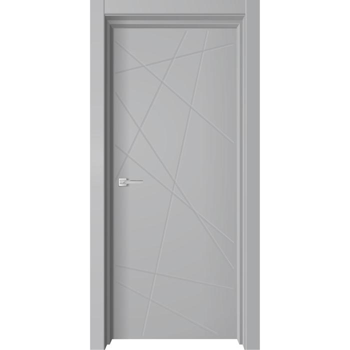 Дверное полотно Premiata 6, 2000 × 700 мм, экошпон, глухое, цвет серый софт
Дверное полотно Premiata 6, 2000 × 700 мм, экошпон, глухое, цвет серый софт