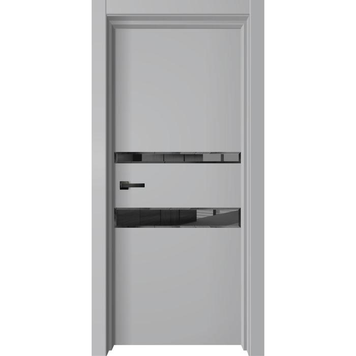 Дверное полотно Premiata 9, 2000 × 900 мм, экошпон, лакобель чёрная фацет, цвет серый софт
Дверное полотно Premiata 9, 2000 × 900 мм, экошпон, лакобель чёрная фацет, цвет серый софт