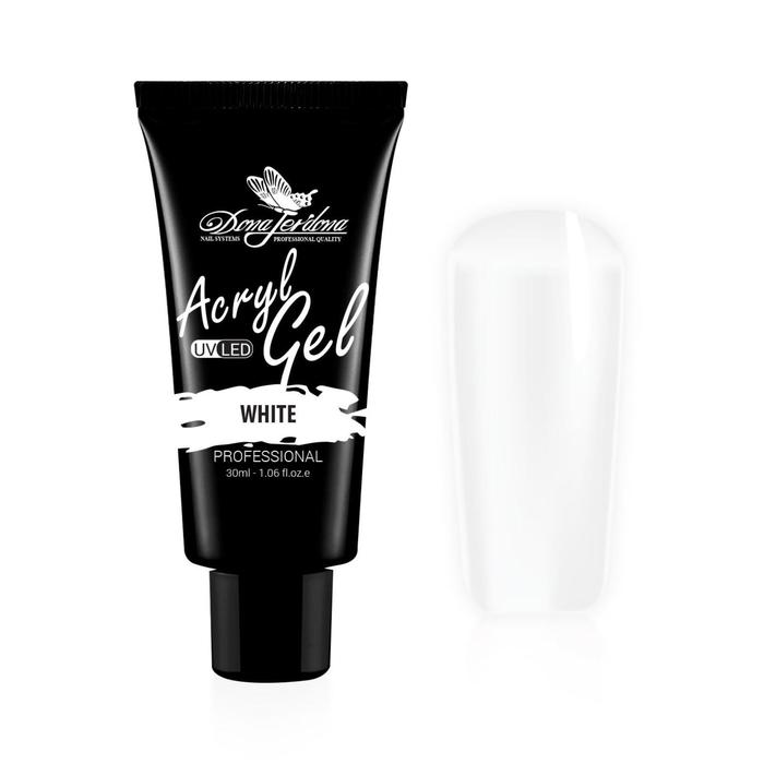 Акриловый гель (Полигель) "White", Dona Jerdona, белый, для френча, 30 мл
Акриловый гель (Полигель) "White", Dona Jerdona, белый, для френча, 30 мл
