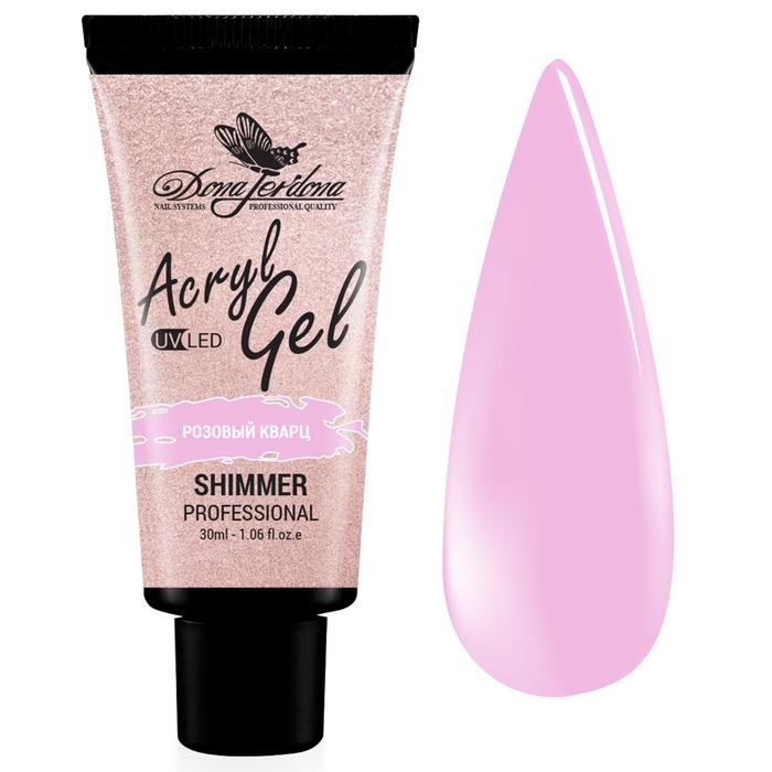 Акриловый гель (Полигель) с Шиммером "Розовый кварц", Dona Jerdona, 30 мл
Акриловый гель (Полигель) с Шиммером "Розовый кварц", Dona Jerdona, 30 мл