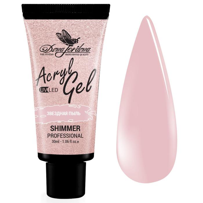 Акриловый гель (Полигель) с Шиммером "Звездная пыль", Dona Jerdona, 30 мл
Акриловый гель (Полигель) с Шиммером "Звездная пыль", Dona Jerdona, 30 мл