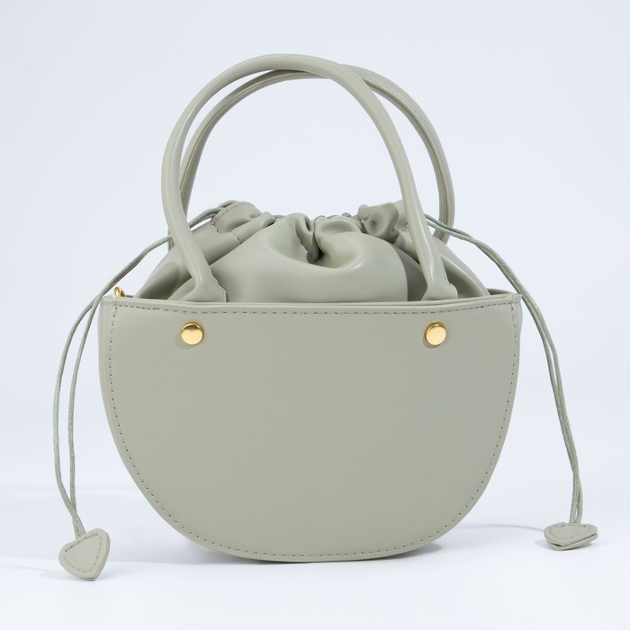 Сумка-тоут на шнурке, длинный ремень, цвет зелёный
Сумка-тоут на шнурке, длинный ремень, цвет зелёный