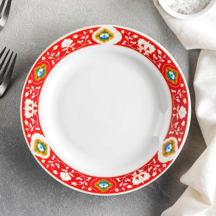 Тарелка мелкая «Красная Пахта», d=17,5 см, гладкий край
Тарелка мелкая «Красная Пахта», d=17,5 см, гладкий край