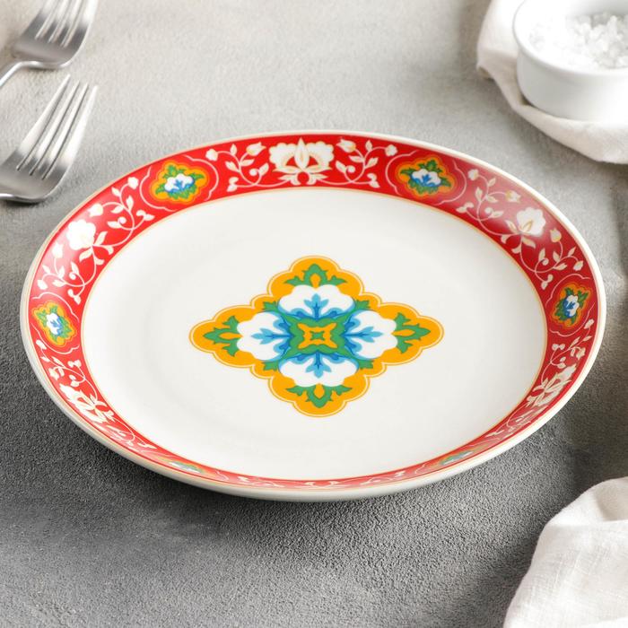 Тарелка глубкая «Красная Пахта», d=21 см 
Тарелка глубкая «Красная Пахта», d=21 см