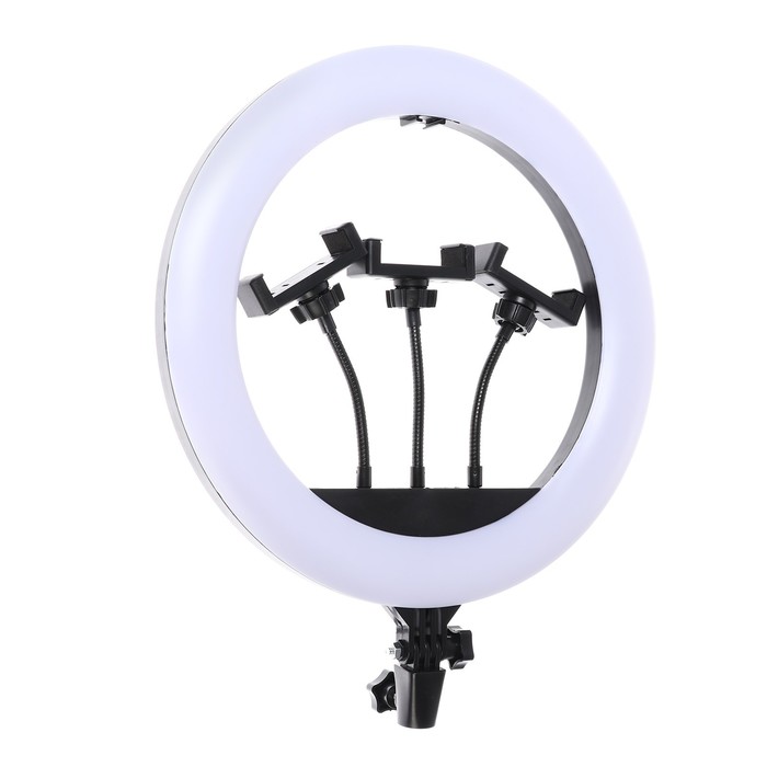Светодиодная кольцевая лампа, 36 см, 30 Вт, держатель для телефона, пульт управления
Светодиодная кольцевая лампа, 36 см, 30 Вт, держатель для телефона, пульт управления