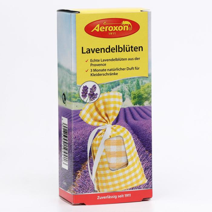 Средство для защиты от моли AEROXON, мешочки с цветками лаванды
Средство для защиты от моли AEROXON, мешочки с цветками лаванды
