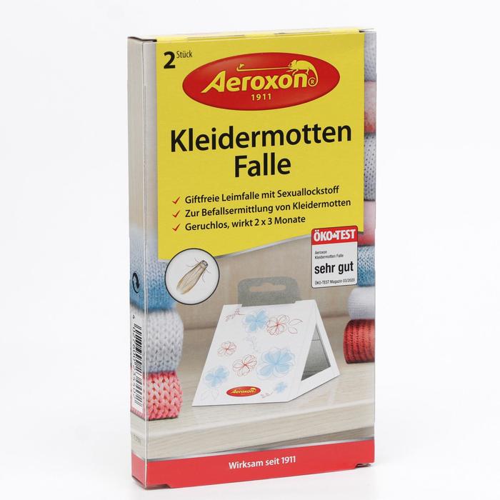 Липкая ловушка-защита AEROXON от одёжной моли, 2 шт
Липкая ловушка-защита AEROXON от одёжной моли, 2 шт