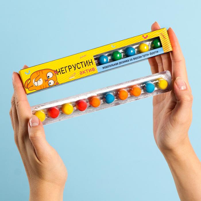 Жевательная резинка «Негрустин актив», 20 г
Жевательная резинка «Негрустин актив», 20 г
