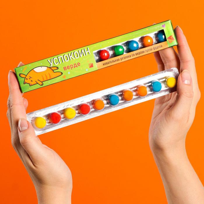 Жевательная резинка «Успокоин верде», 20 г
Жевательная резинка «Успокоин верде», 20 г