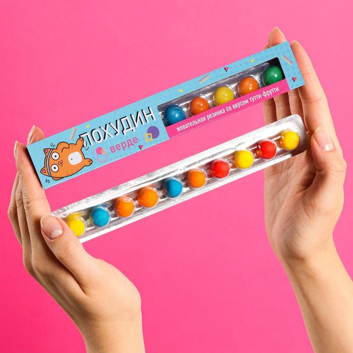 Жевательная резинка «Похудин верде», 20 г
Жевательная резинка «Похудин верде», 20 г