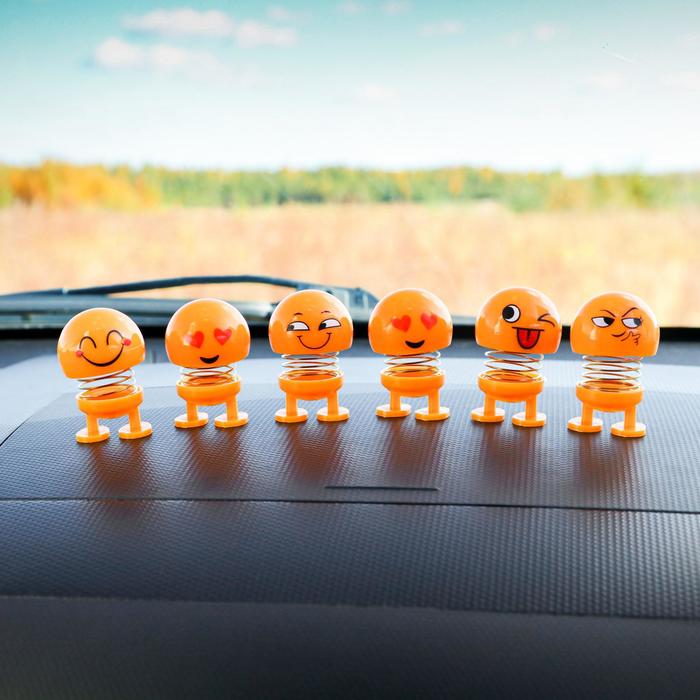 Смайл мини на пружинке, на панель в авто, микс, желтый
Смайл мини на пружинке, на панель в авто, микс, желтый