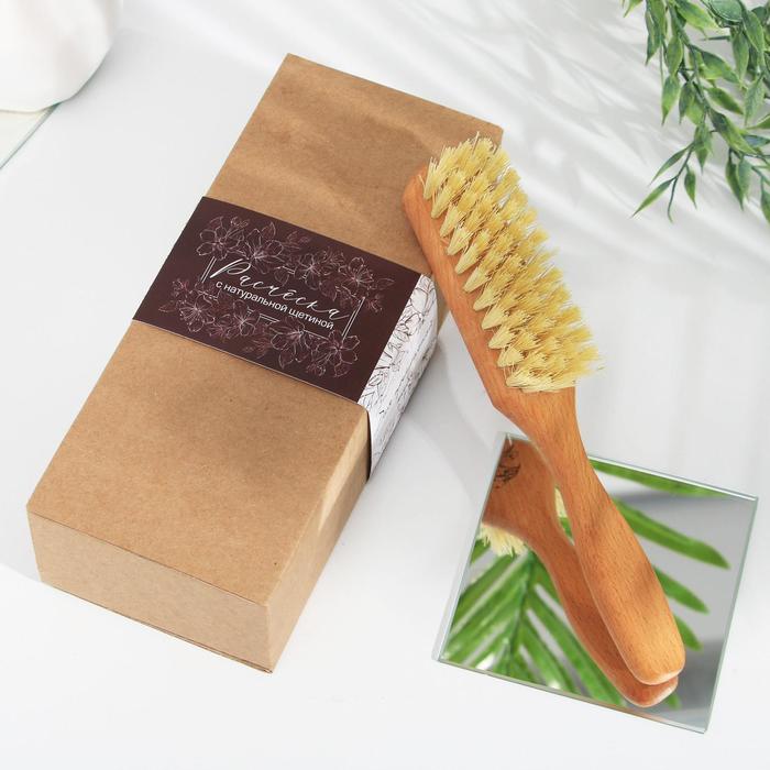 Щетка для волос с натуральной щетиной «Для прекрасной тебя»
Щетка для волос с натуральной щетиной «Для прекрасной тебя»
