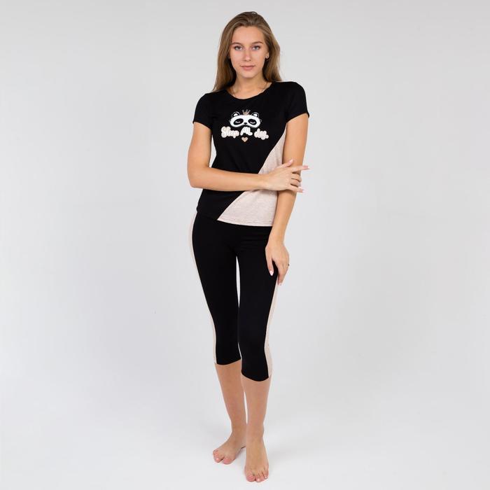 Костюм женский (футболка, бриджи), цвет бежевый, размер 42
Костюм женский (футболка, бриджи), цвет бежевый, размер 42