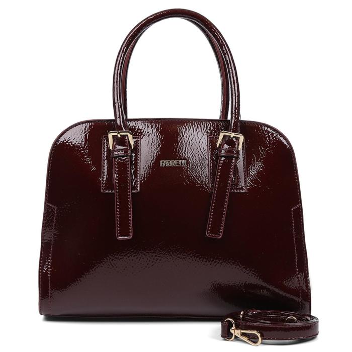 Сумка, молния, иск.кожа FABRETTI 18C022B-4/3,бордовый 
Сумка, молния, иск.кожа FABRETTI 18C022B-4/3,бордовый