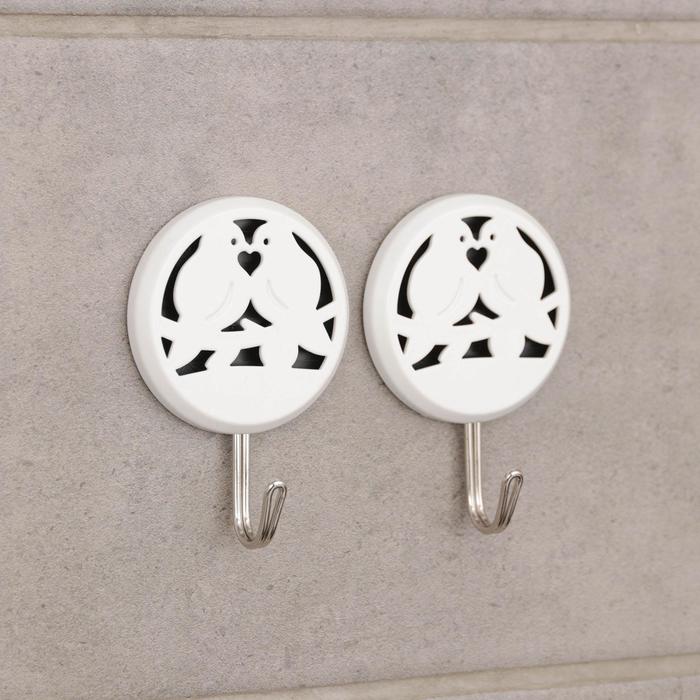 Набор крючков на липучке «Влюблённые», 2 шт, цвет и форма МИКС
Набор крючков на липучке «Влюблённые», 2 шт, цвет и форма МИКС