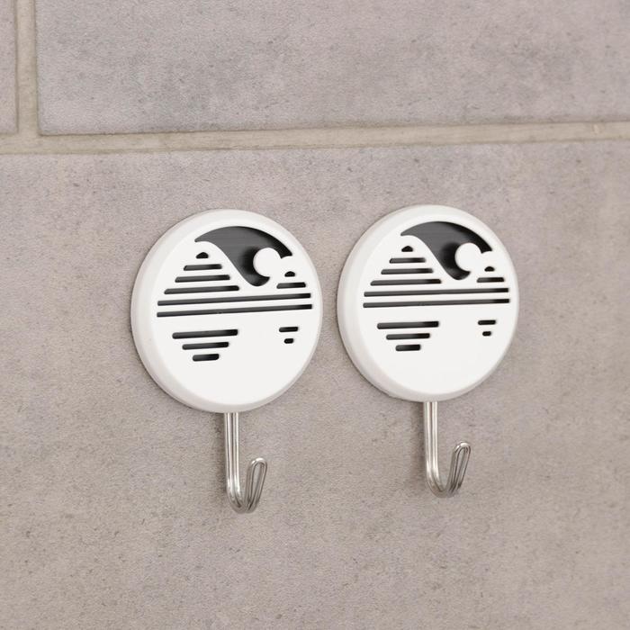 Набор крючков на липучке «Горизонт», 2 шт, цвет и форма МИКС
Набор крючков на липучке «Горизонт», 2 шт, цвет и форма МИКС